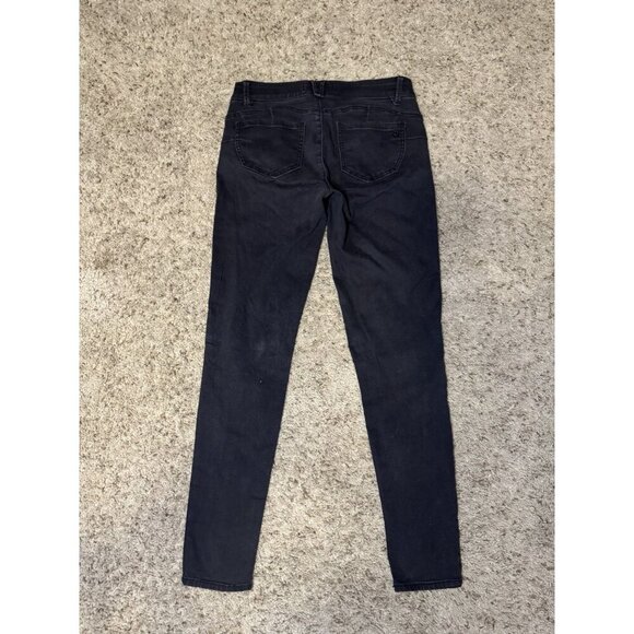DEMOCRACY Ab Solution Jeans Black Mid-Rise Skinny Stretch Denim Sz 4 28x28 - Picture 2 of 8